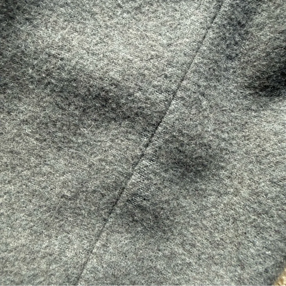 Harvé Bernard Wool Cashmere Blend Gray Blazer Petite 12P - Picture 6 of 6